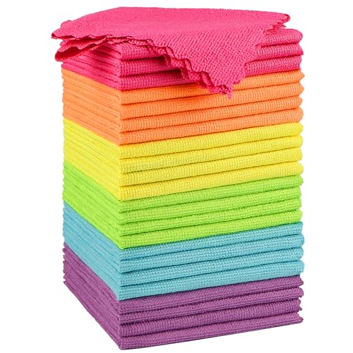 24 Pack Microfiber Cleaning Cloths Multi-Use