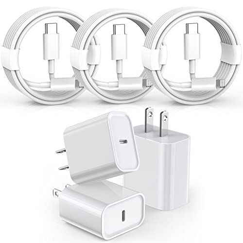 3 Pack Fast Charging USB C iPhone Charger