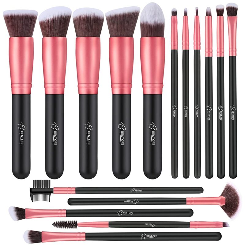 BESTOPE PRO Brushes – 16 Pcs Makeup Brush Set