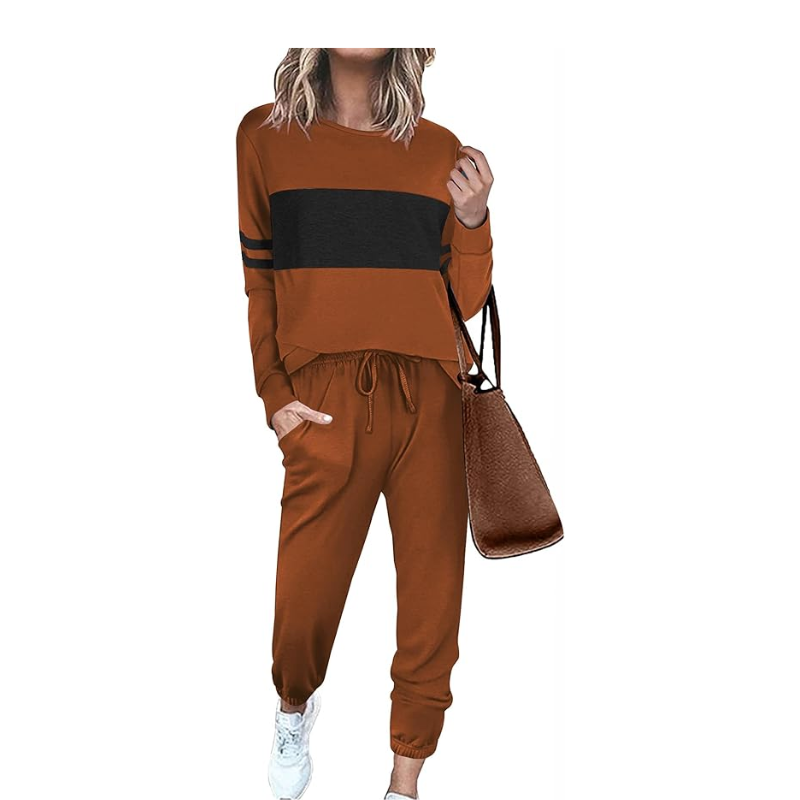 Ekouaer Womens Lounge Set – Cozy 2-Piece Loungewear