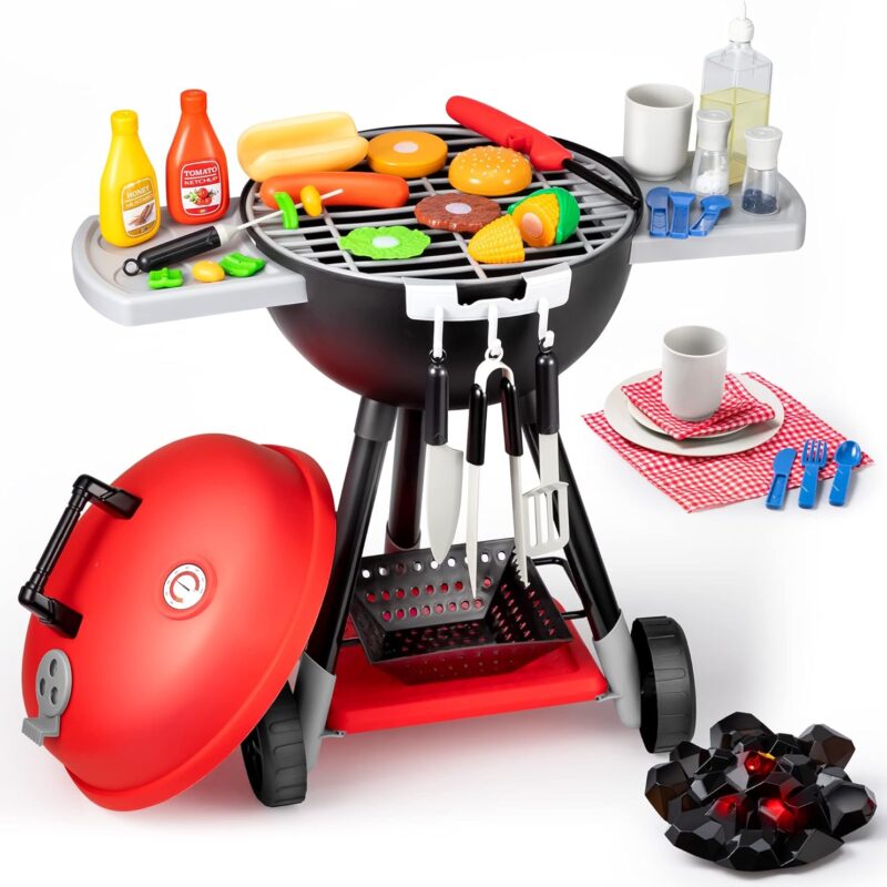 JOYIN 34 PCS Kids BBQ Kitchen Toy Set