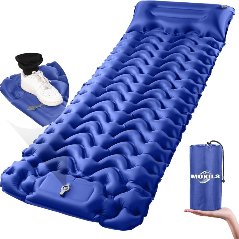 MOXILS Ultralight Inflatable Sleeping Pad – Perfect for Camping!