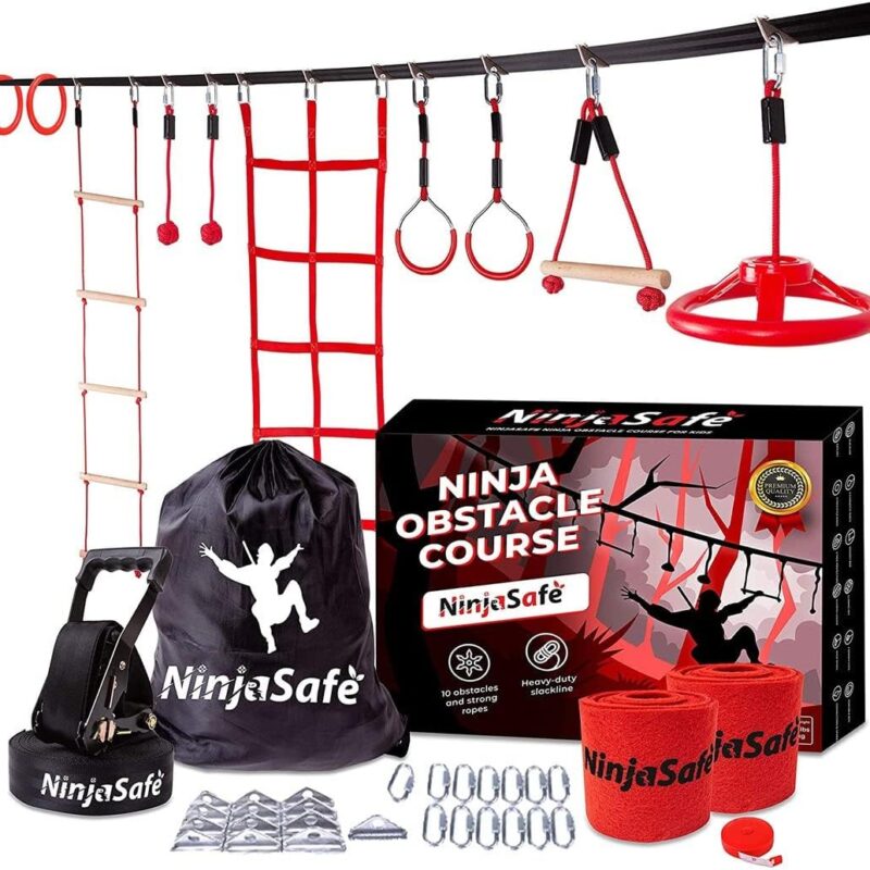 Ninja Obstacle Course for Kids – 10% Off + $10 Coupon Backyard Playset