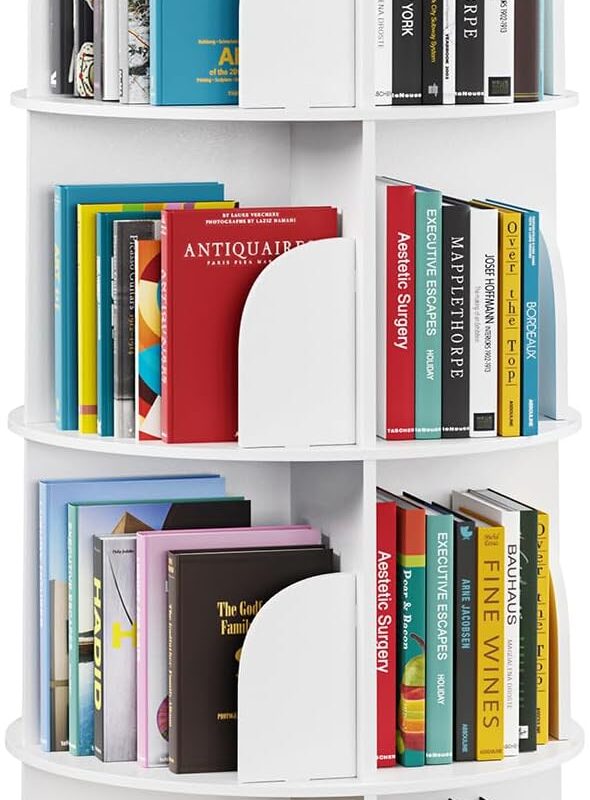 SpaceAid Rotating Bookshelf