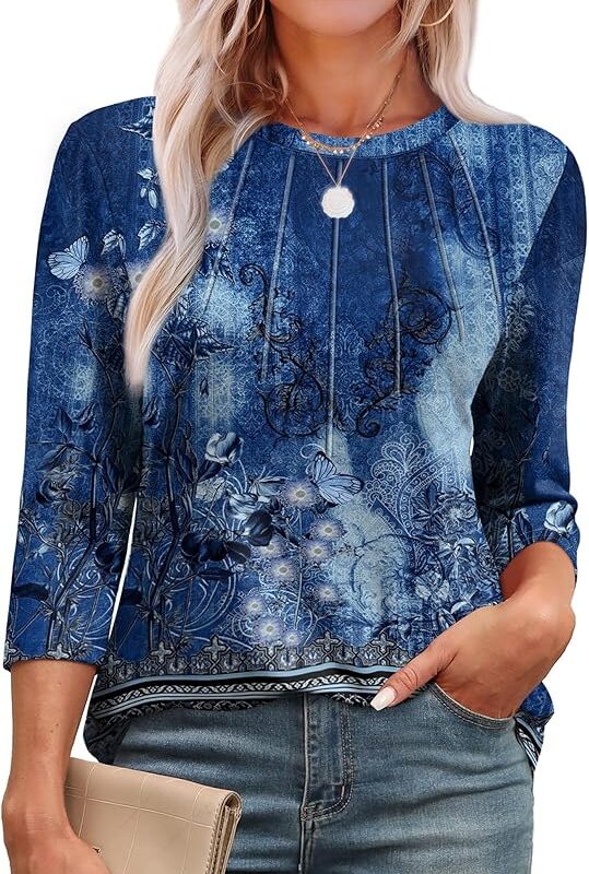 Womens Casual Tunic Top