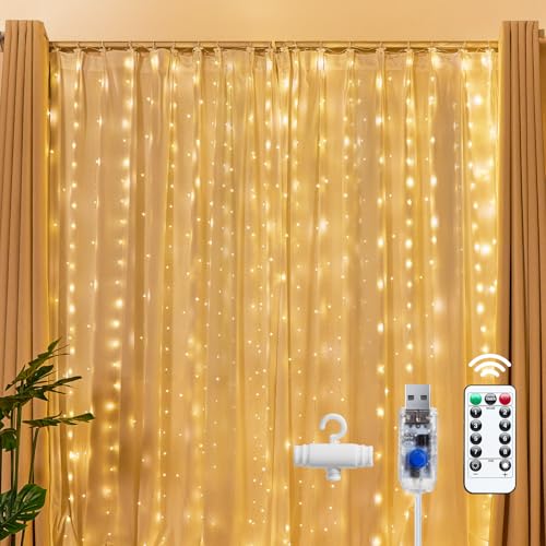 Brightown 300 LED Fairy Curtain Lights
