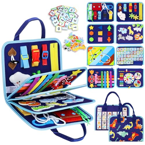 Esjay Dinosaur Toddler Busy Board