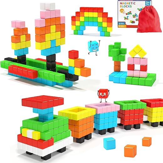 Hiyawind Magnetic Building Blocks for Toddlers