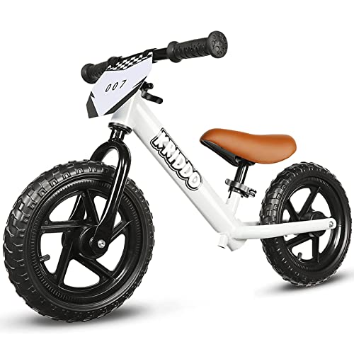KRIDDO Toddler Balance Bike With Custom Plate