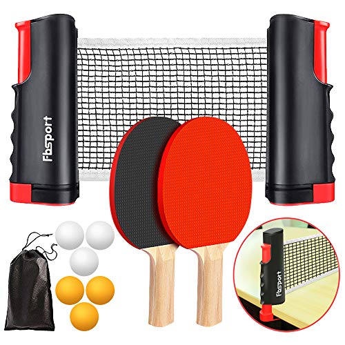 Portable Ping Pong Paddle and Net Set