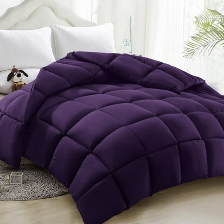 Queen Purple Down Alternative Comforter