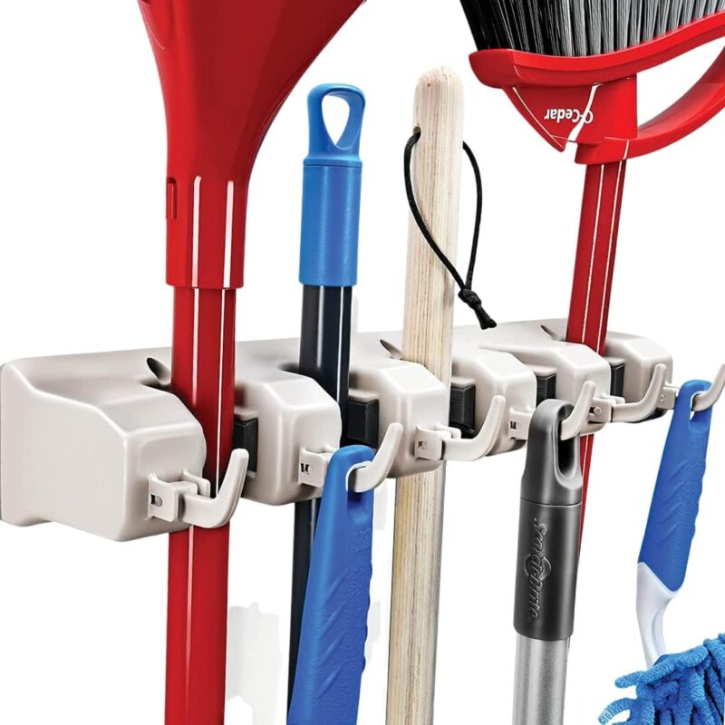 Wall Mount Mop and Broom Holder