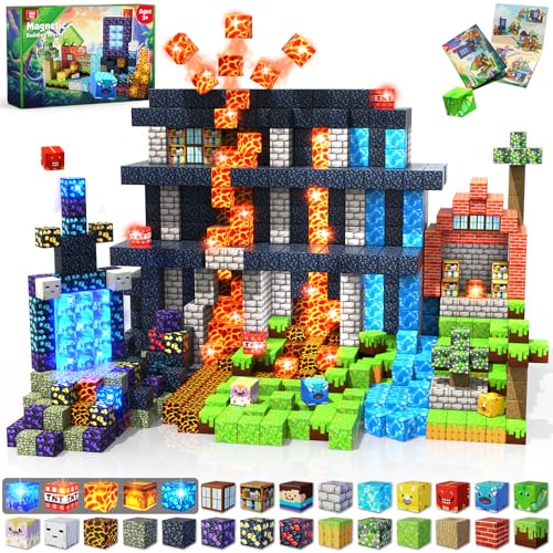 150 PCS Magnetic Dinosaur Building Set