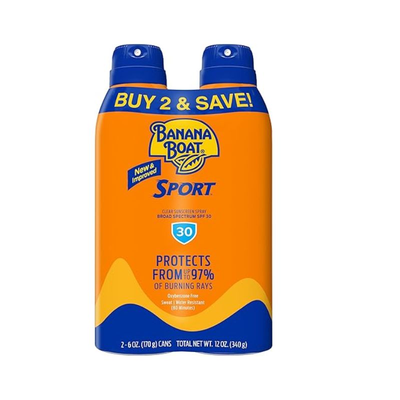 Banana Boat Sport SPF 30 Spray Twin Pack