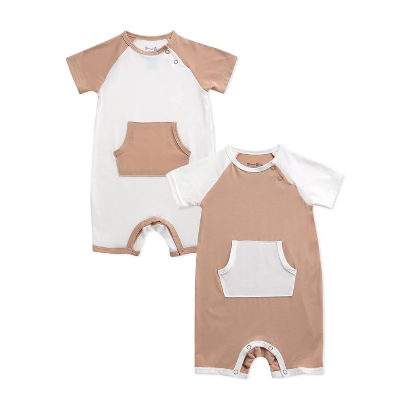 VAENAIT BABY Soft Summer Romper 2 Pack
