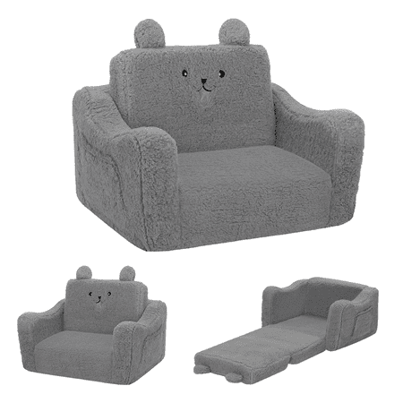 AILEEKISS 2-in-1 Toddler Sofa Chair