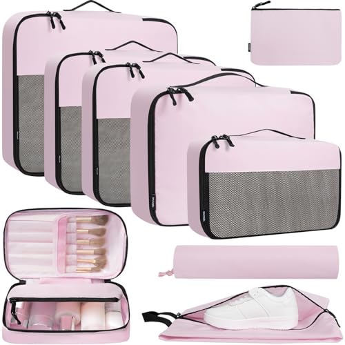 BAGAIL 9 Set Packing Cubes for Travel