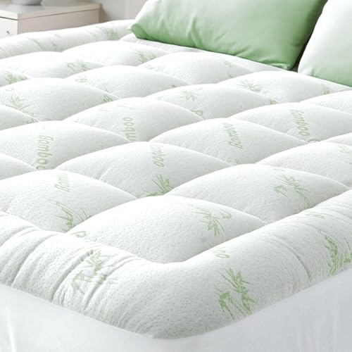 Cooling Queen Size Bamboo Mattress Topper