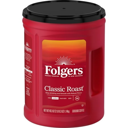 Folgers Classic Roast Coffee Canister 40.3 oz