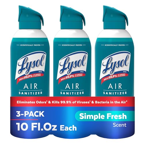 Lysol Air Sanitizer Spray Pack of 3
