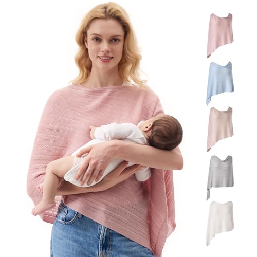 Momcozy Ultra-Light Nursing Cover in Pink