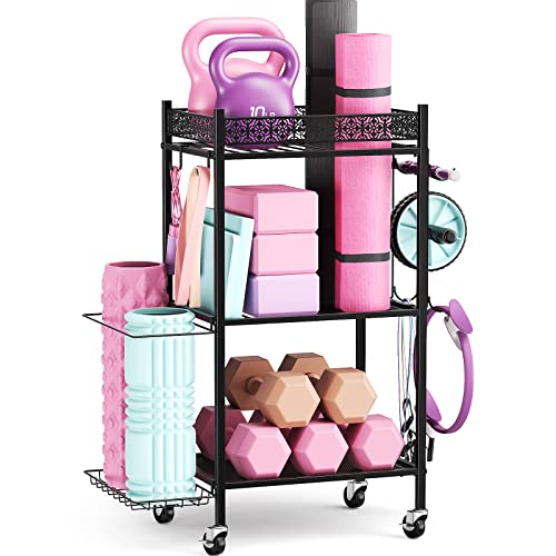 Multi-Layer Yoga Mat Storage Rack