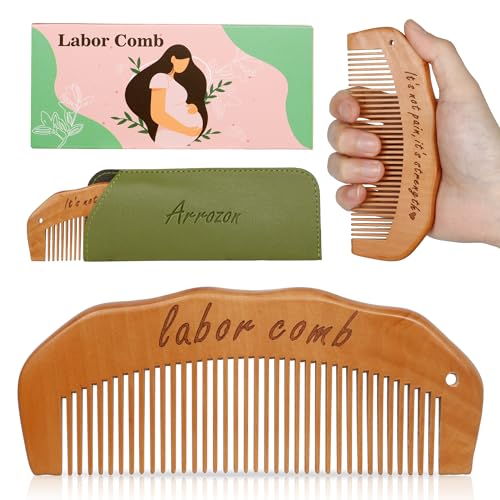 Natural Wooden Birth Comb for Labor