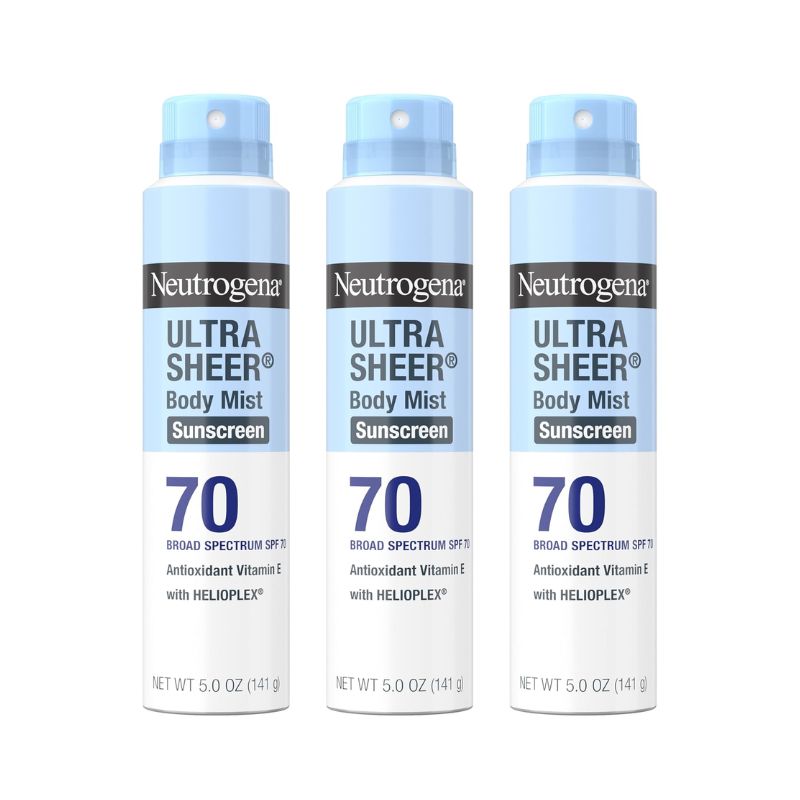 Neutrogena Ultra Sheer SPF 70 Sunscreen Spray