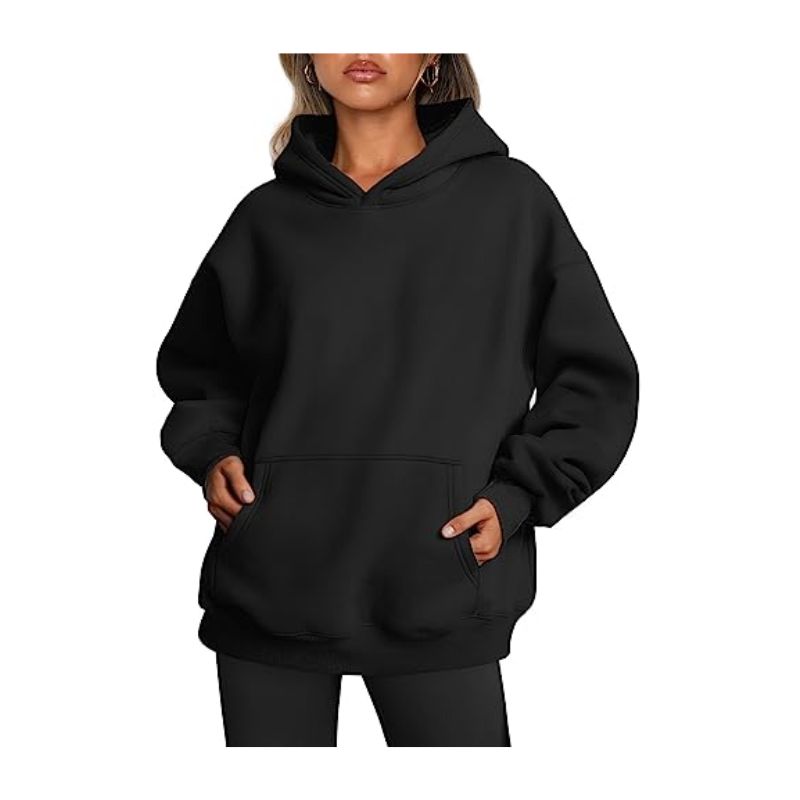 Trendy Queen Womens Oversized Fleece Hoodie