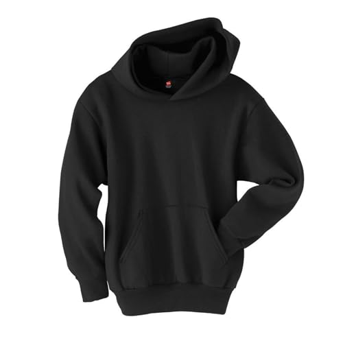 Hanes Boys EcoSmart Pullover Hoodie Black