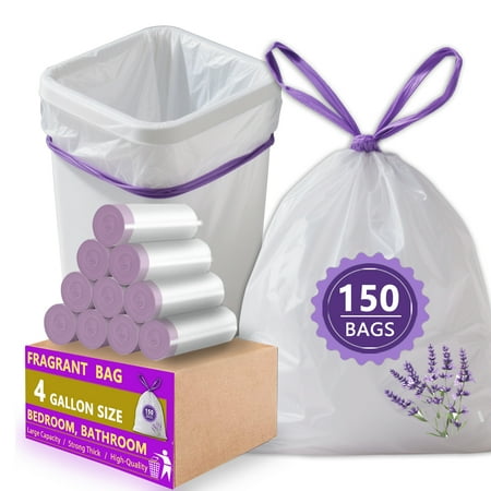 Lavender Scented 4 Gallon Trash Bags