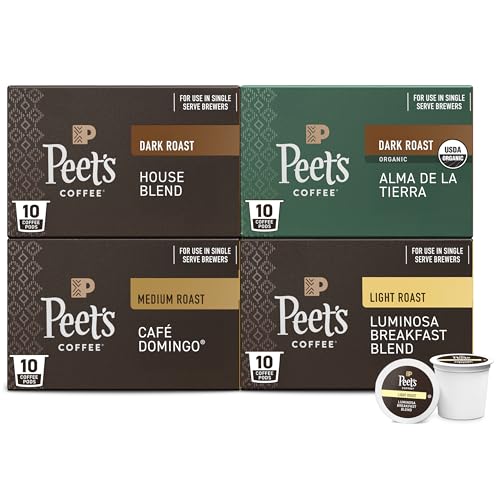 Peet's Coffee Variety Pack Pods 40 Count
