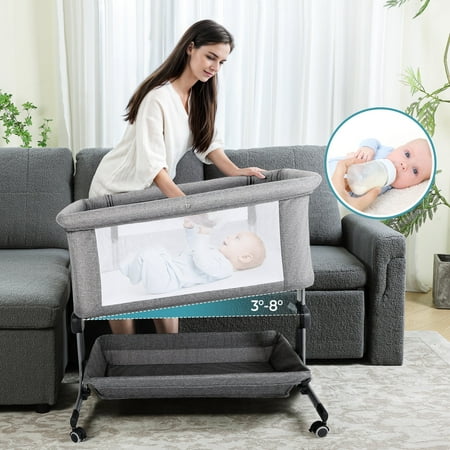 Portable Baby Bedside Sleeper Bassinet