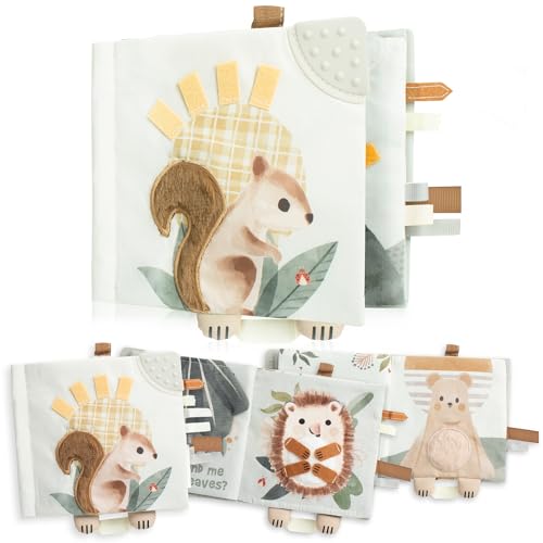 Sensory Soft Baby Book with Textures