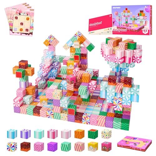 SILYMOLY Magnetic Building Blocks Candy Edition