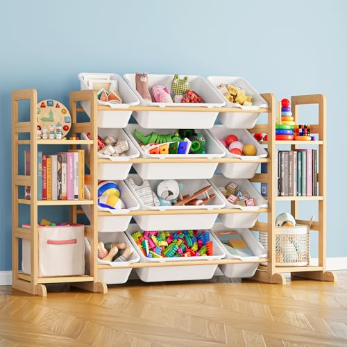 SpaceAid Kids Toy Storage Organizer with Bins