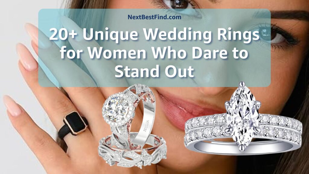 20+ Unique Wedding Rings for Women Who Dare to Stand Out