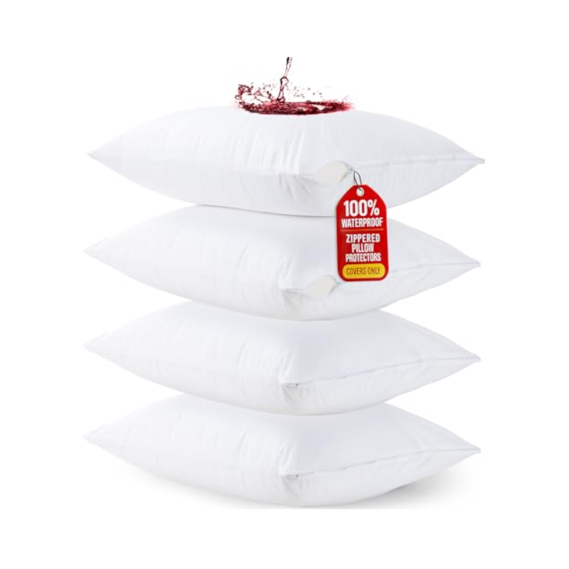 Utopia King Size Pillow Protectors Set of 4