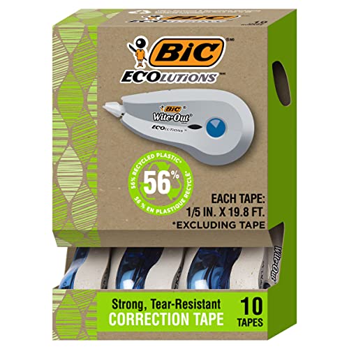 BIC Ecolutions Correction Tape 10-Pack
