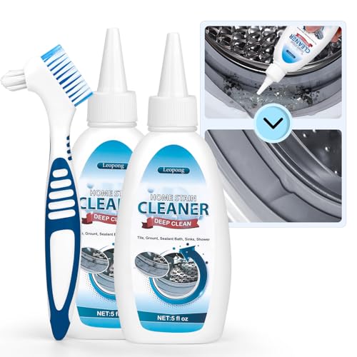 Leopong Home Cleaner Gel, Cleaner for Washing Machine, Refrigerator Strips, Household Shower, Kitchen Sinks, Walls, Tiles, Bathrooms- 10 fl oz