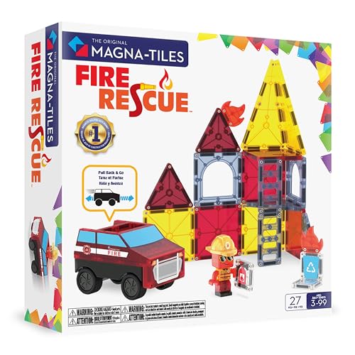 MAGNA-TILES Fire Rescue Magnetic Building Set